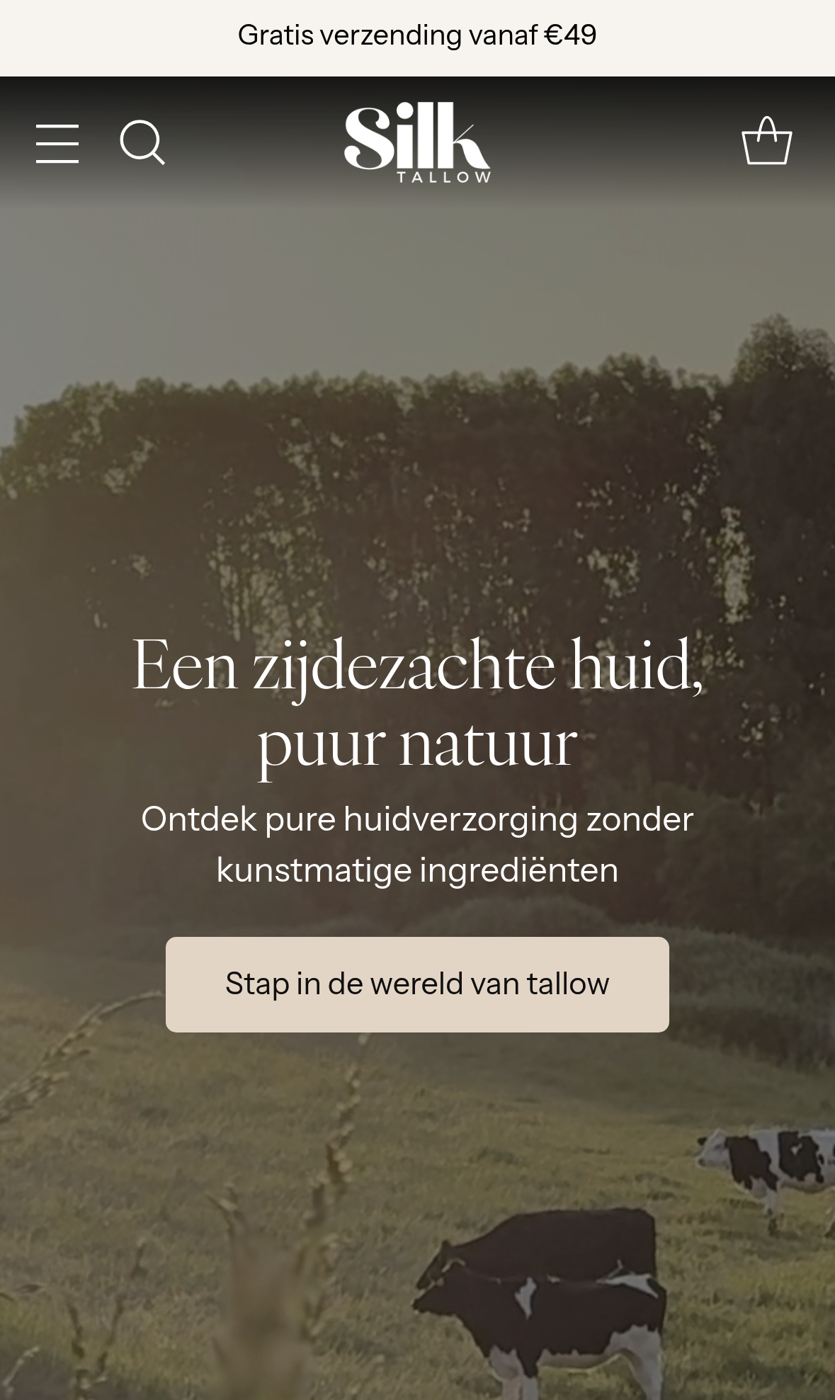 Silk Tallow mobile preview